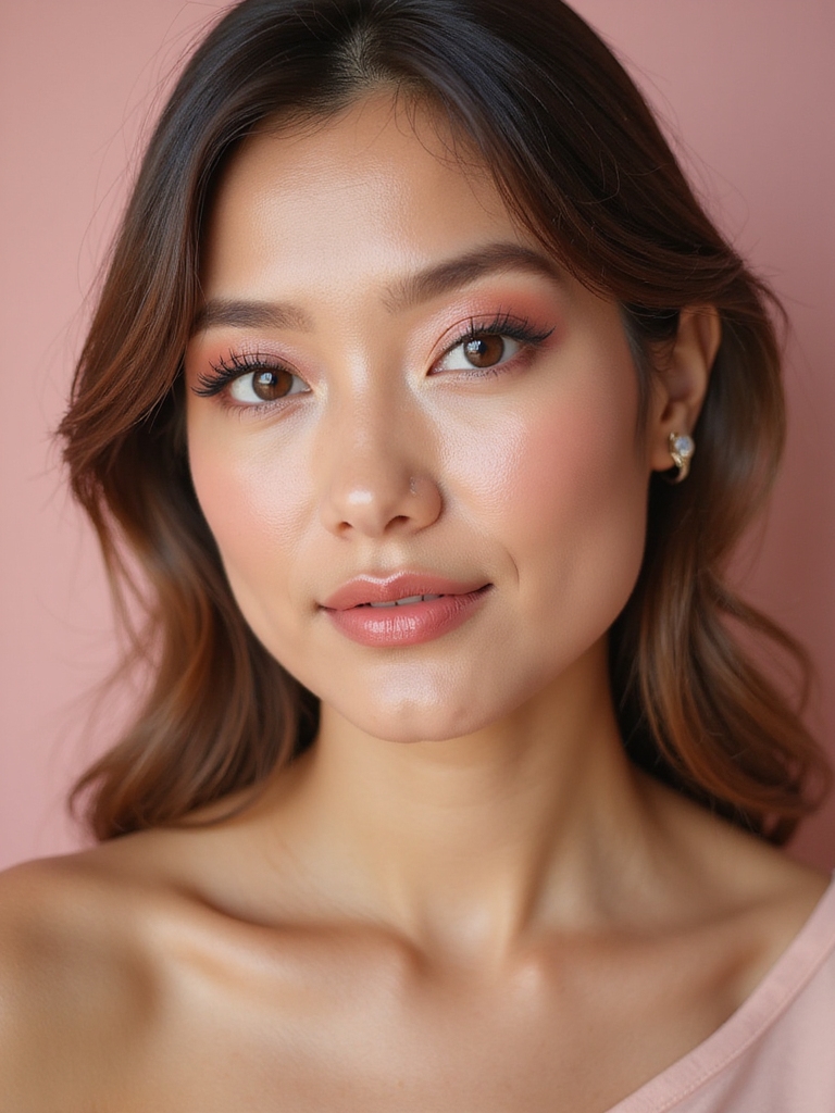 soft matte pink eyewash