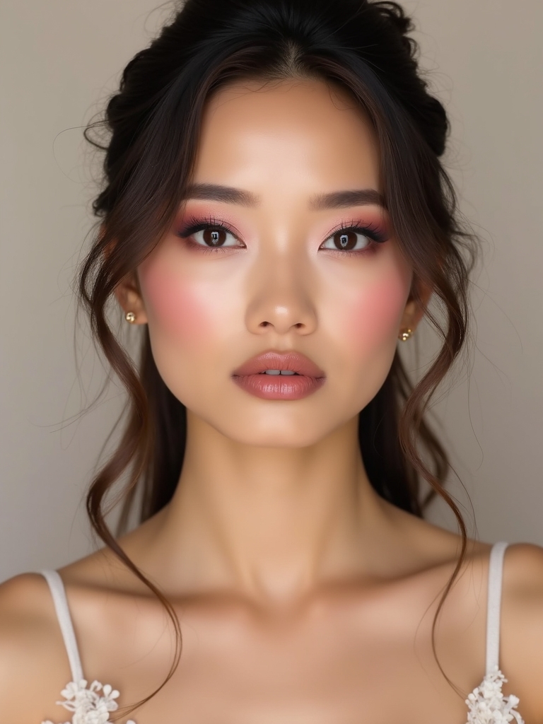 soft mauve monochrome romance