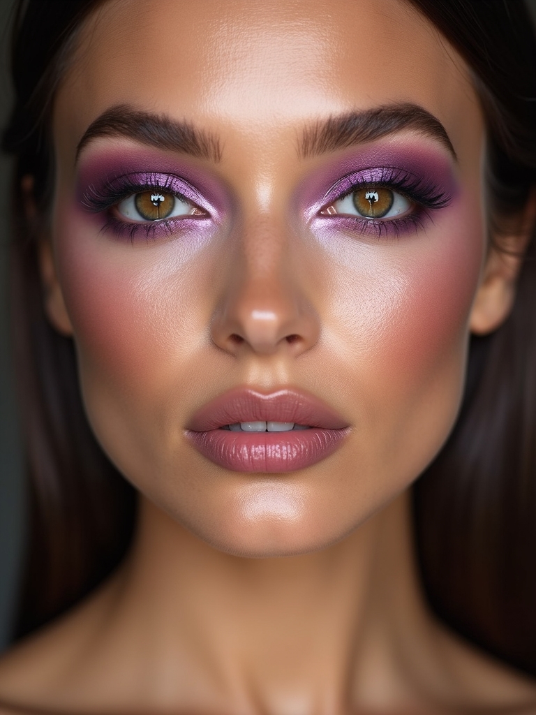 soft orchid shimmer highlight