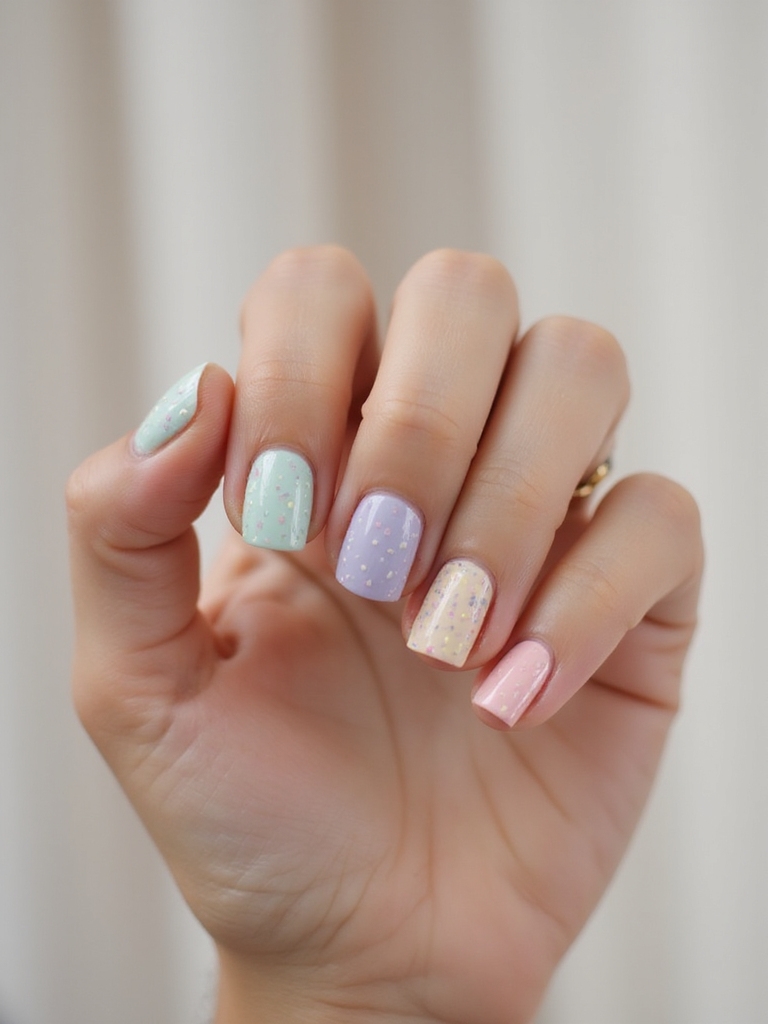 soft pastel micro dot sprinkles