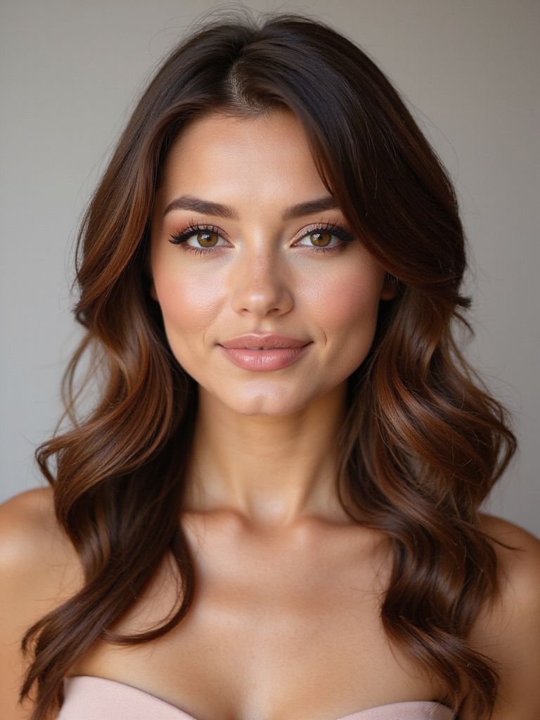 soft rosy dewy glow