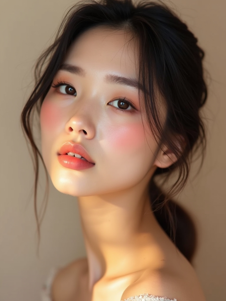 soft sculpted rosy draping