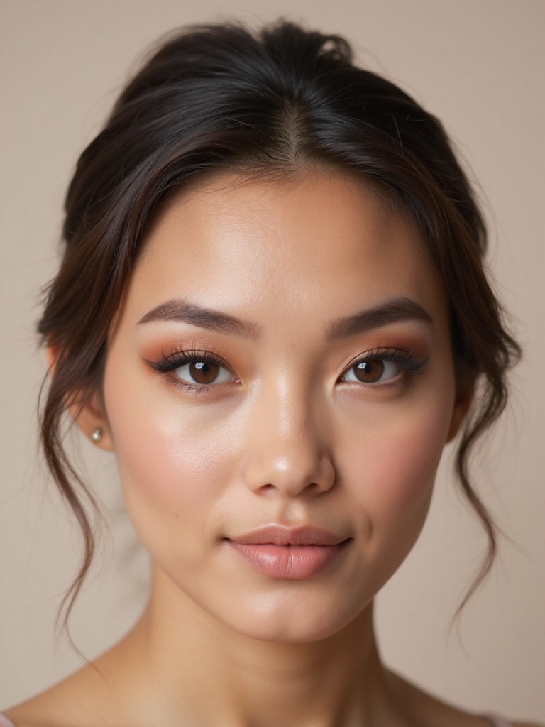 soft smoky cocoa winged eyes