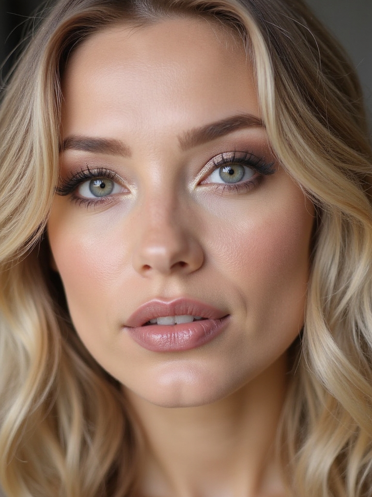 soft smudged winged lips