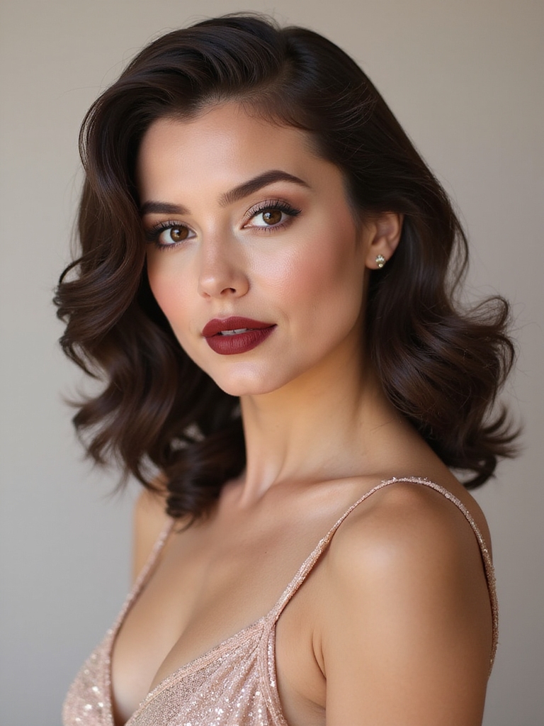 softly sculpted cool contoured cheekbones