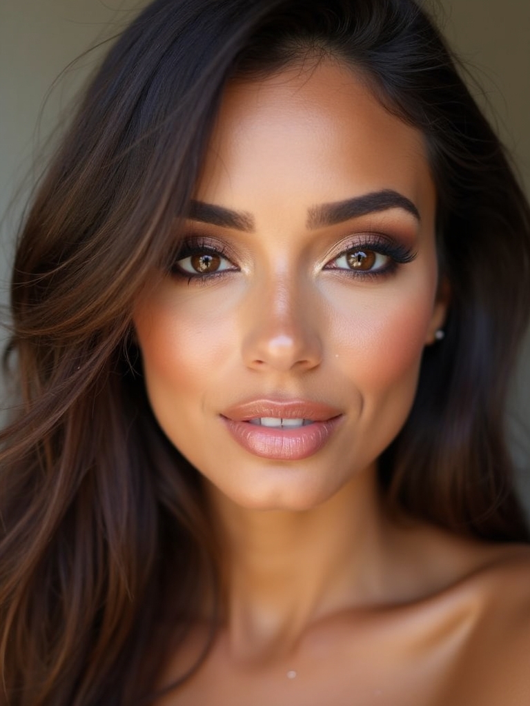 softly smoked taupe eyes