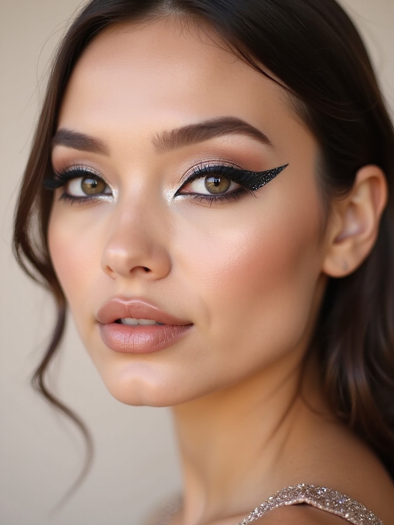 sparkling sharp winged liner
