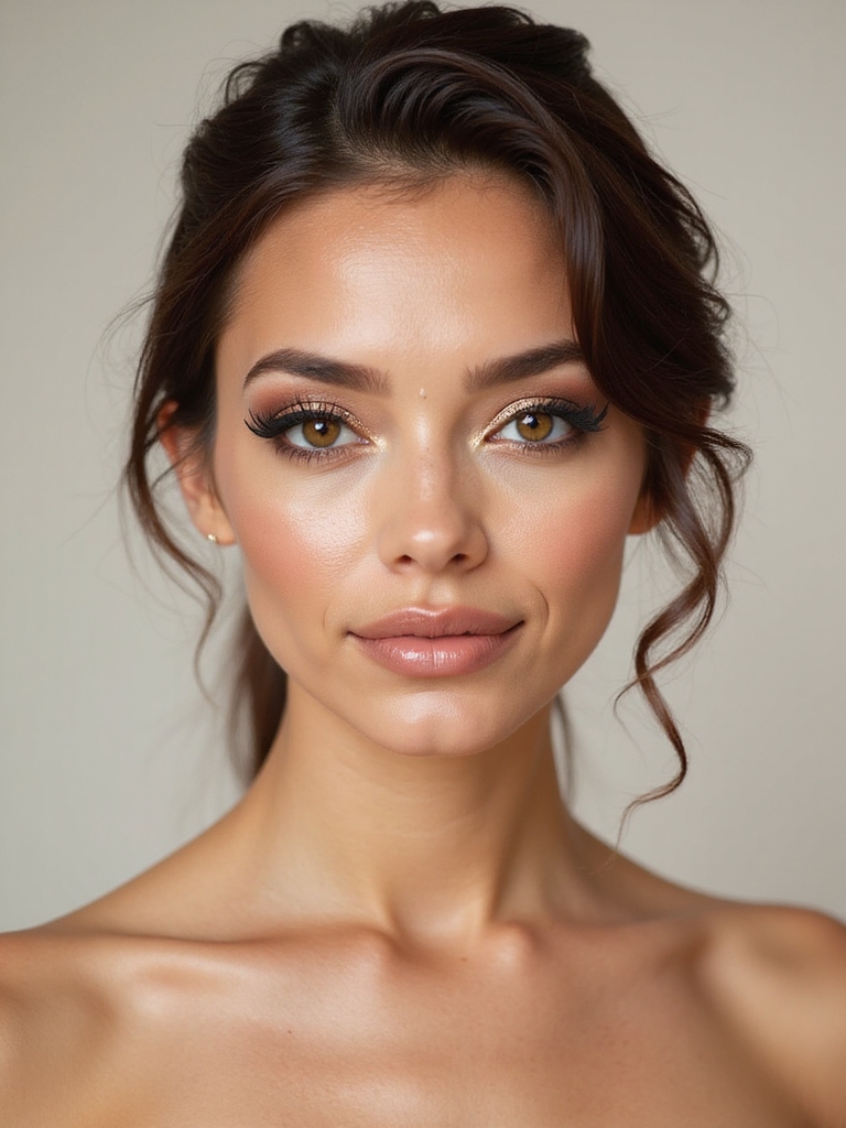 stage ready shimmering concert makeup