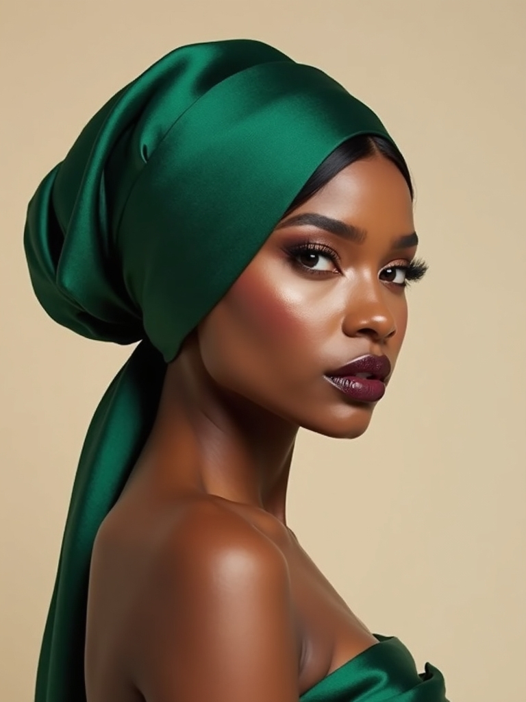 stylish headscarf hair solution