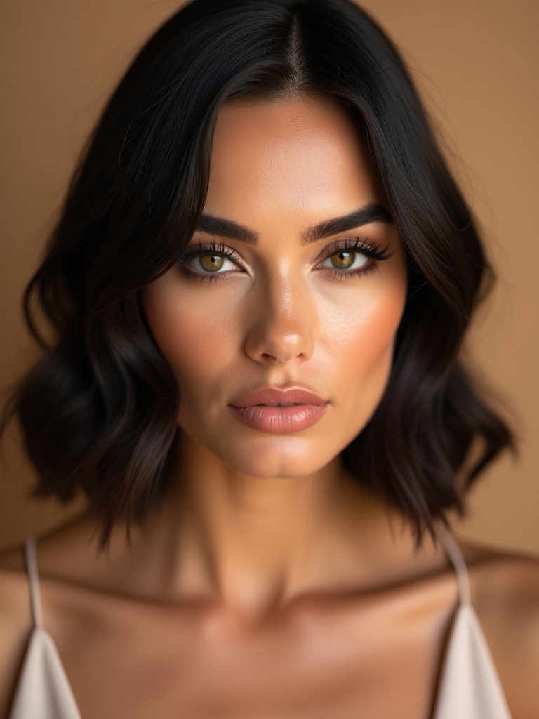subtle fuller lashes with tightlining