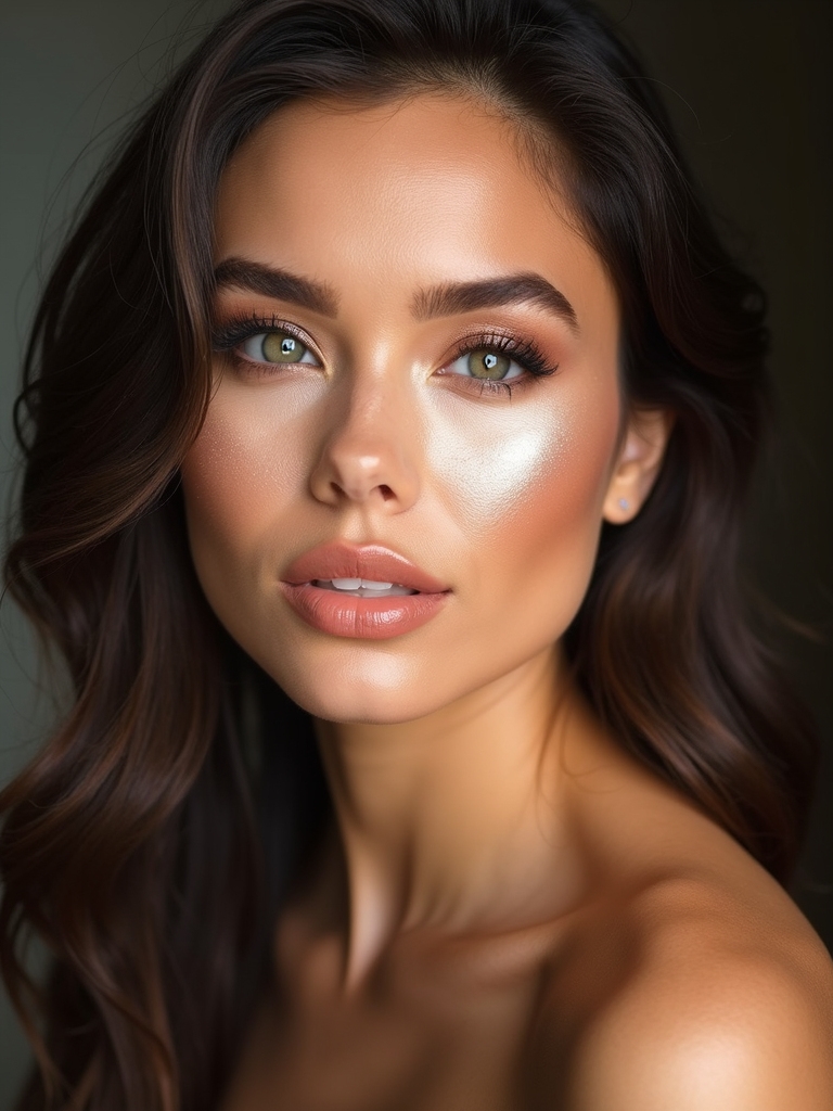 subtle pearl lit melted radiance