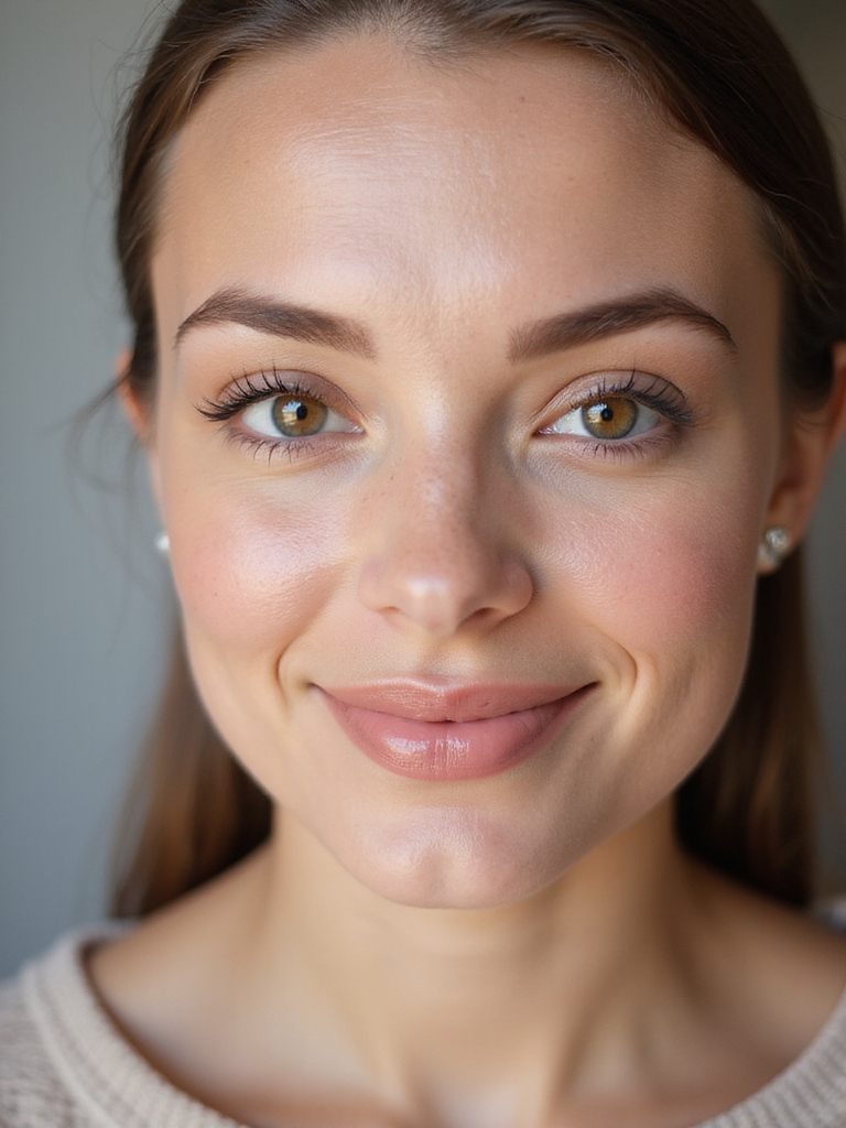 subtle polished natural zoom look