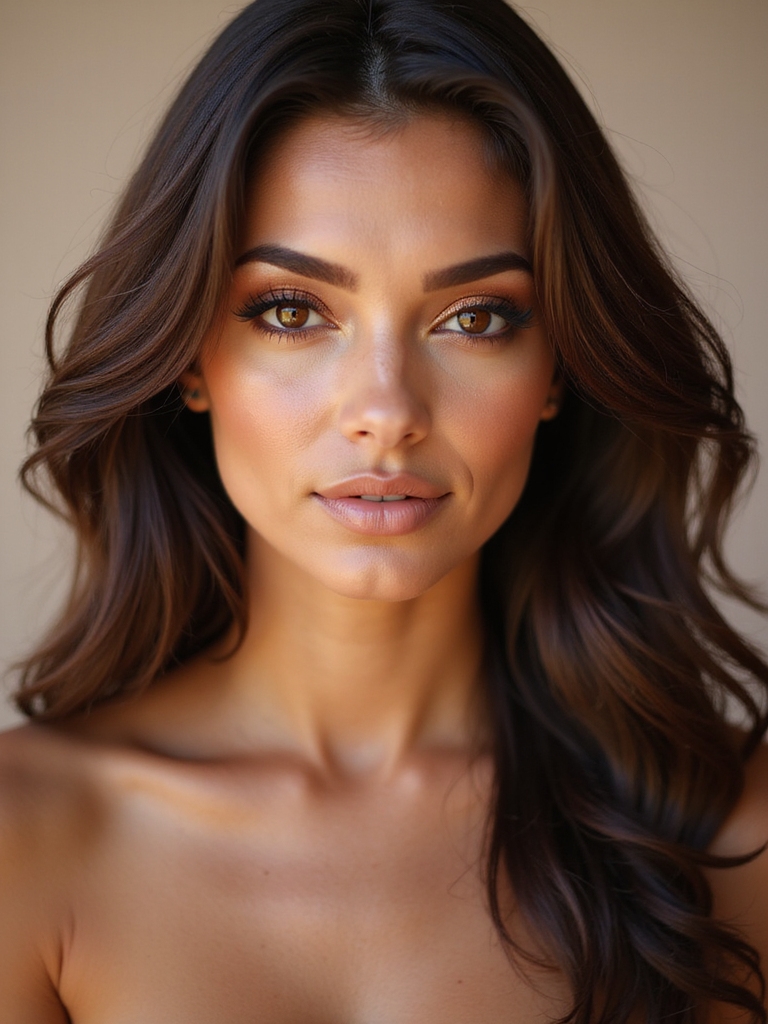 sun kissed bronzed glowing makeup