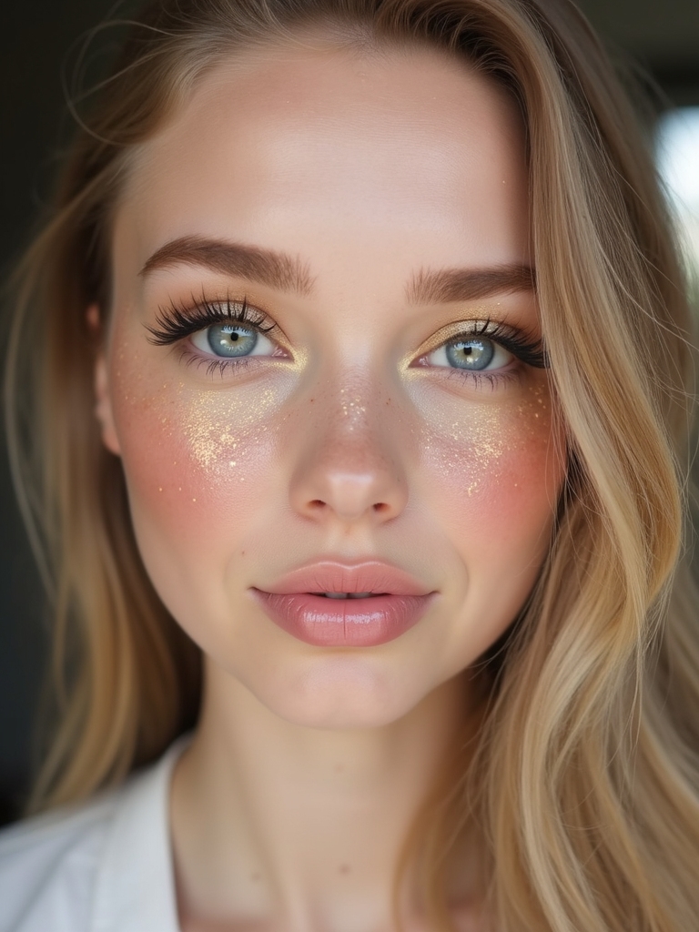 sun kissed dewy freckle finish