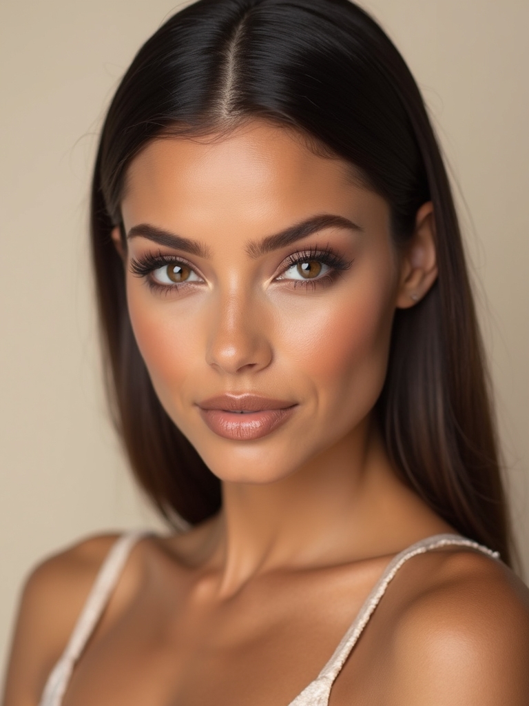 sun kissed sculpted bronzed cheeks