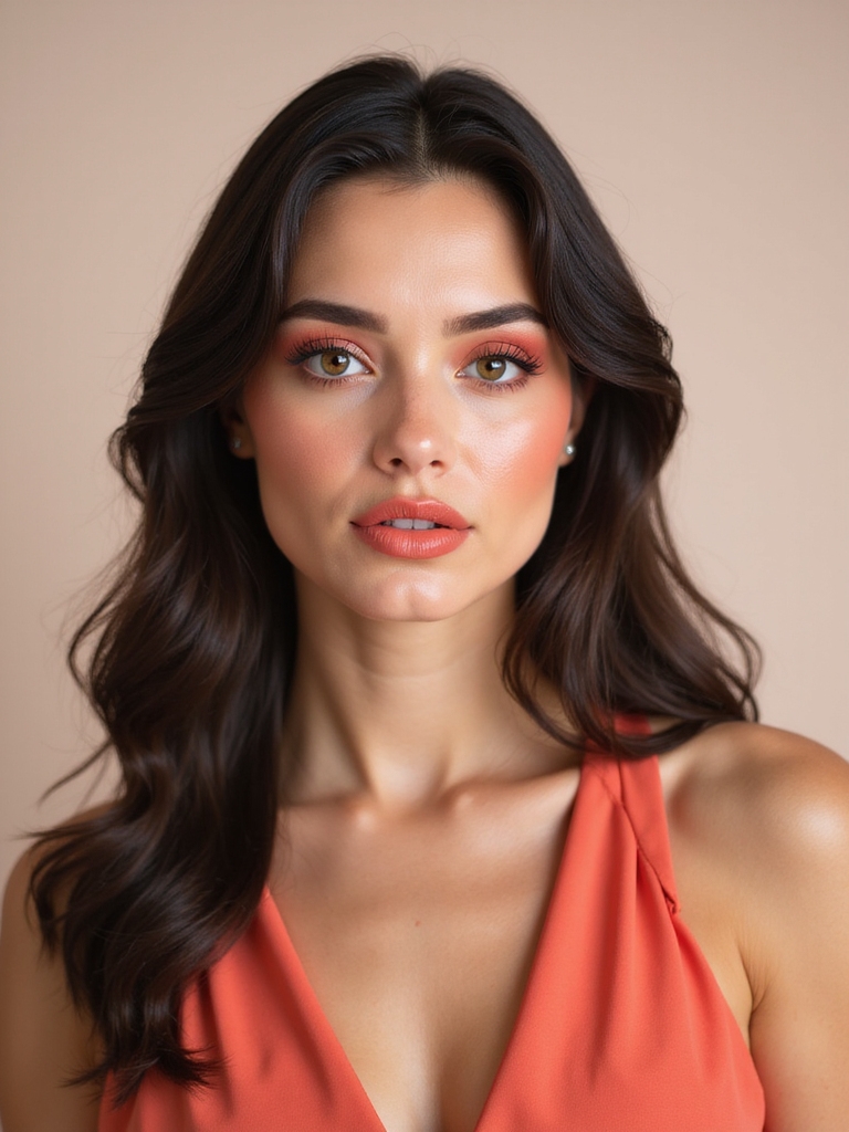 sunlit coral sculpted glow