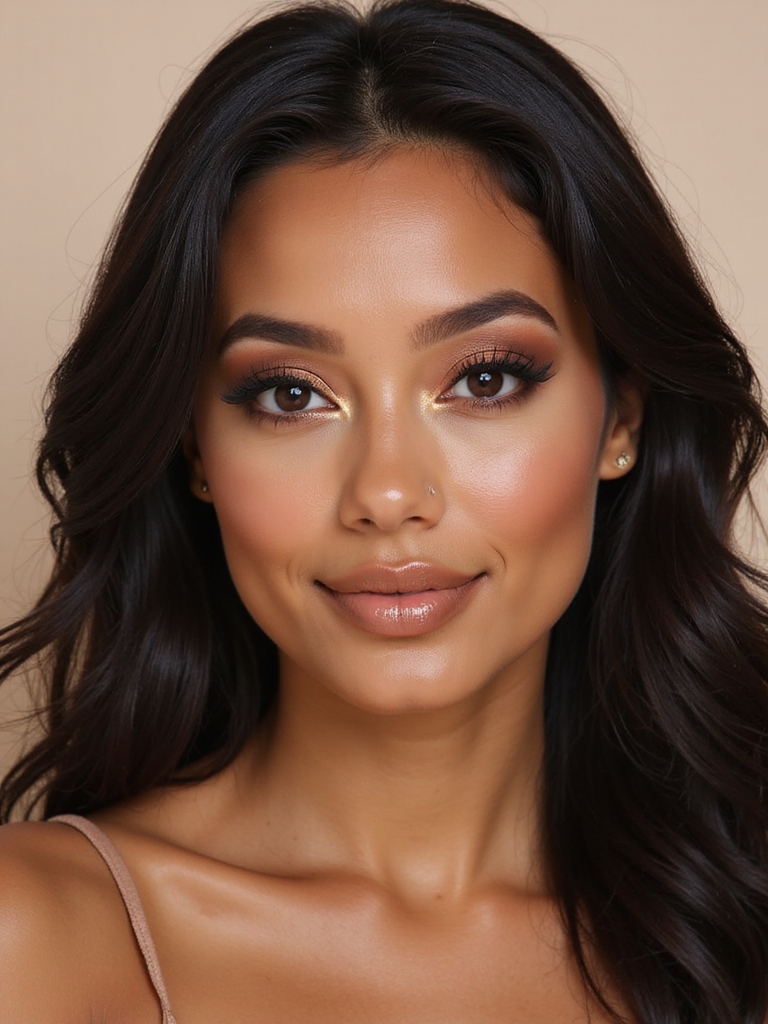 sunlit latte inspired neutral makeup