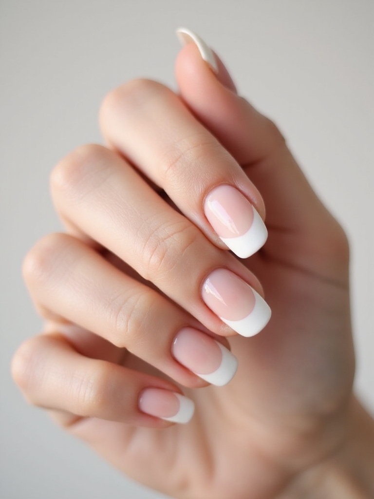 sunset inspired mirrored curved tips