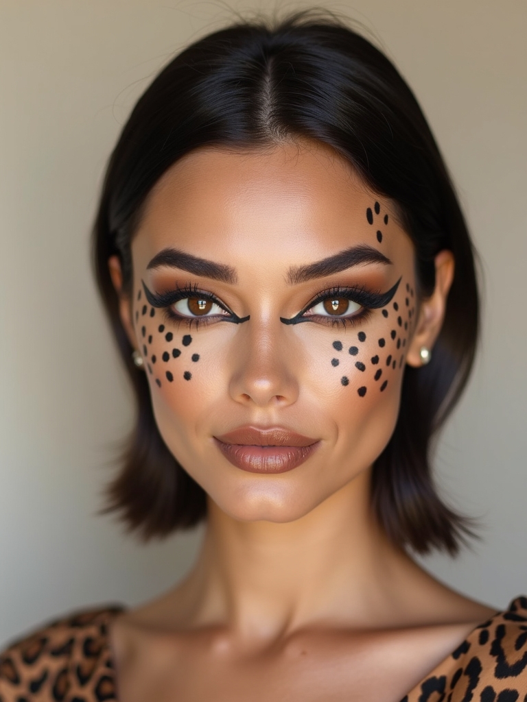 taupe to charcoal matte contouring