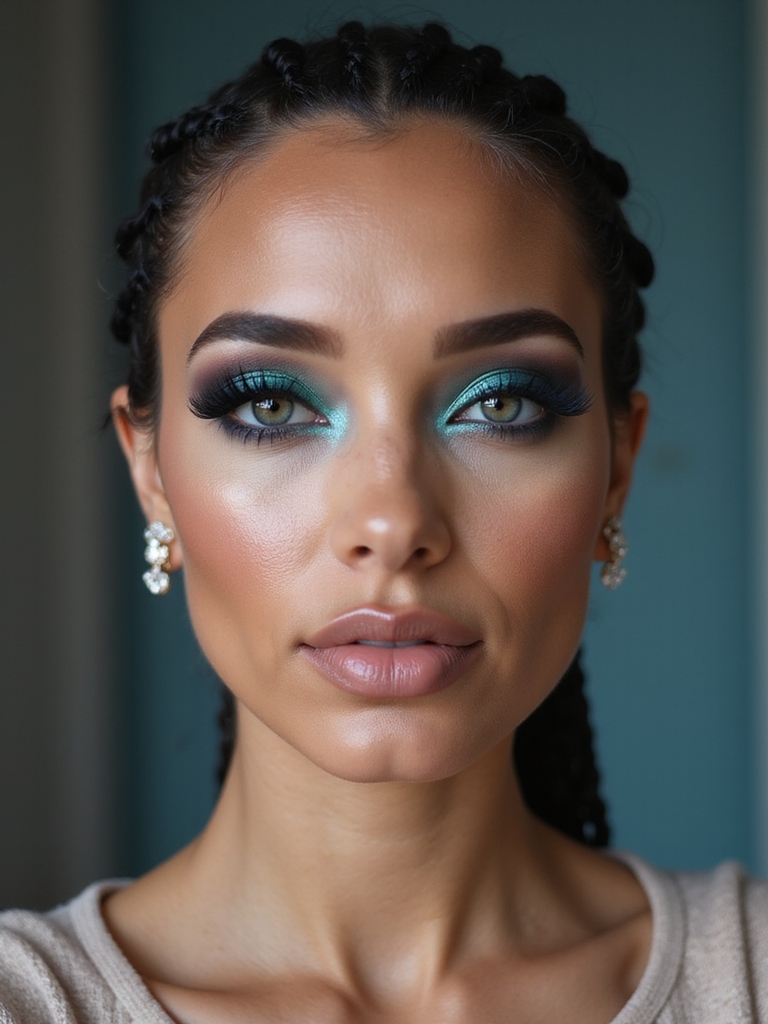 teal inner corner pearly pop