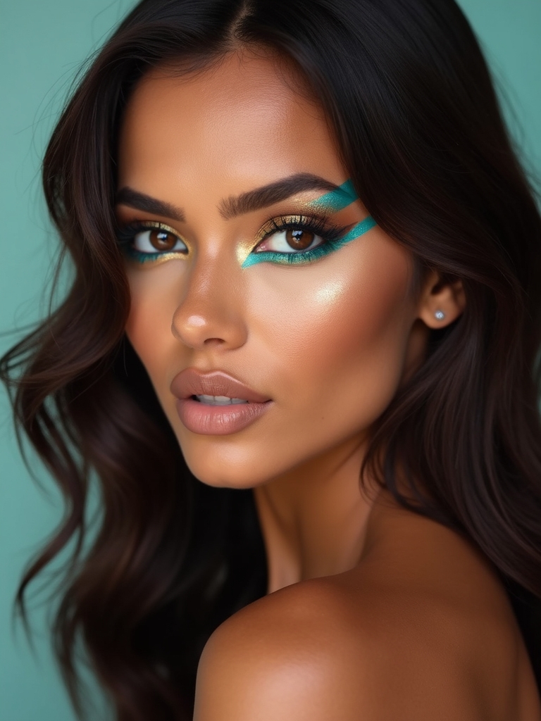 teal or fuchsia liner