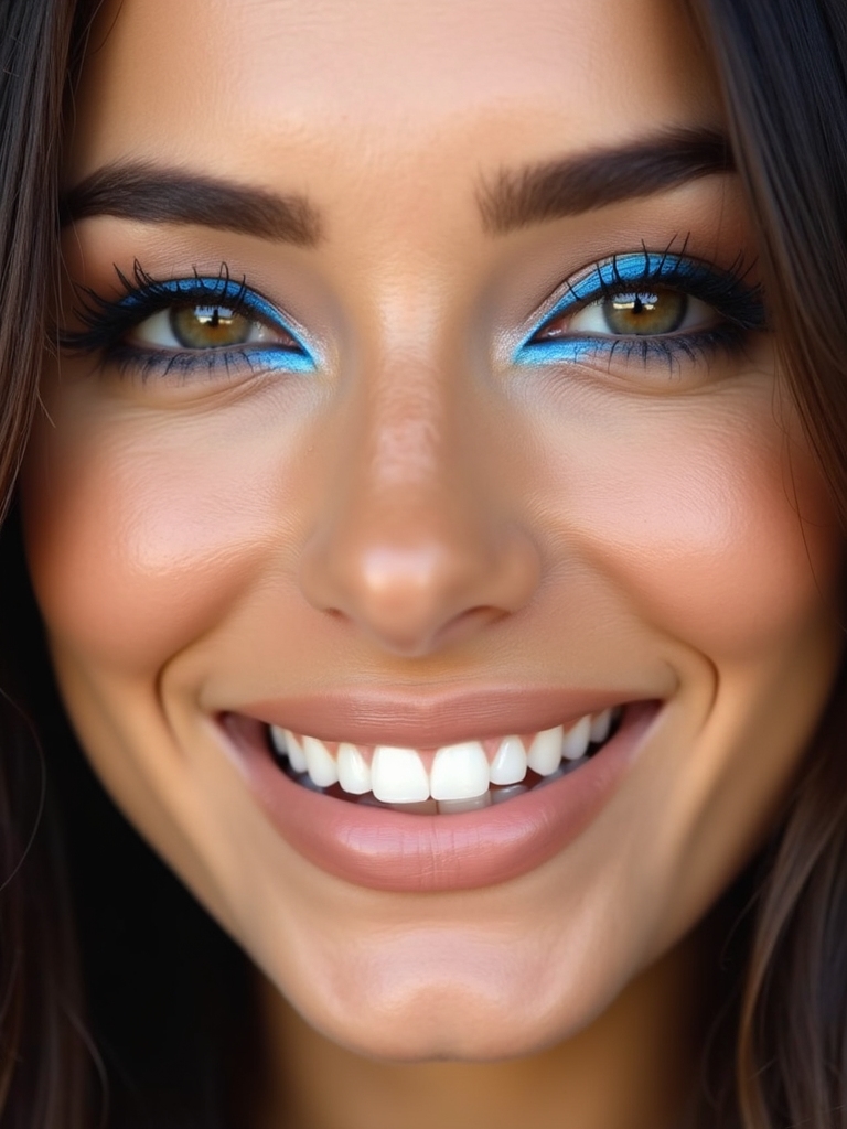 teal violet lower lash pop