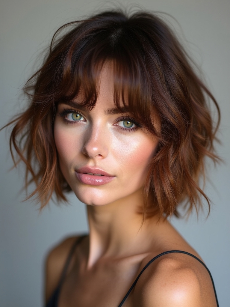 textured bob hairstyle versatility