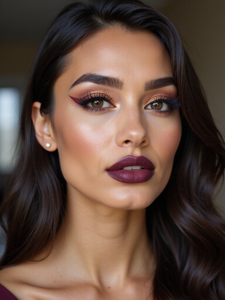 three shade blended winged liner