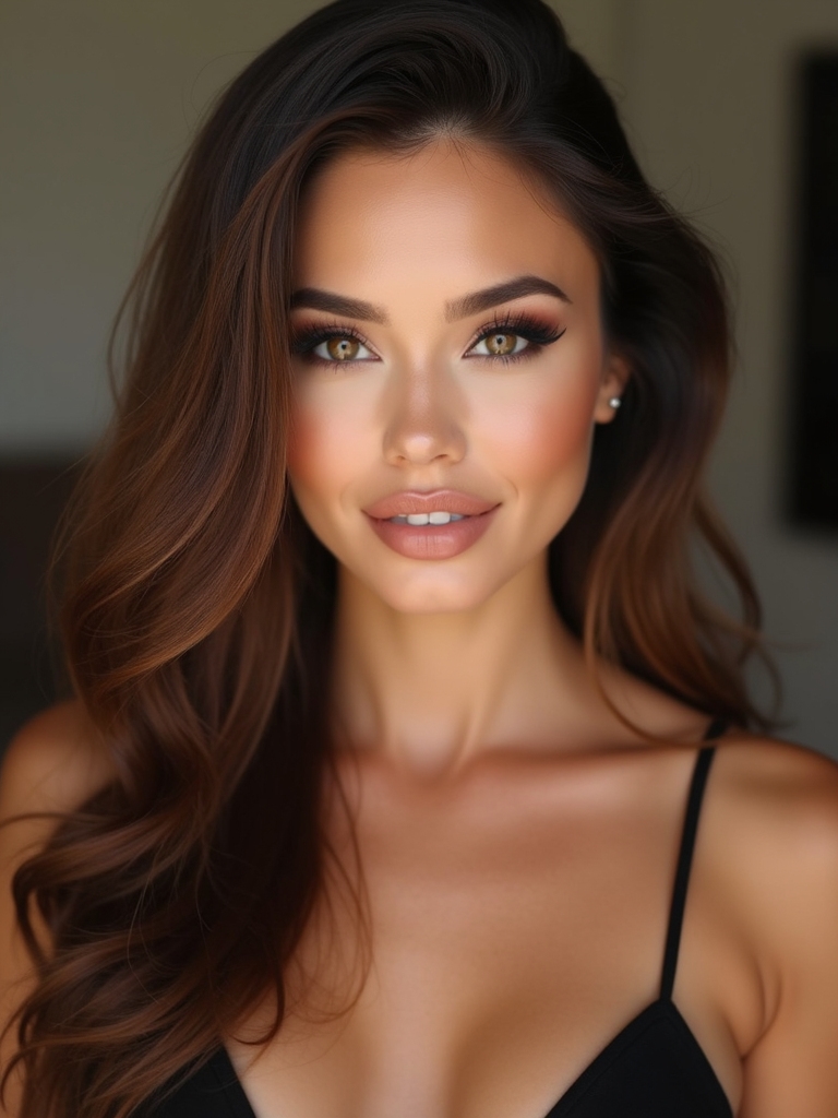 tightlined lashes glossy nude