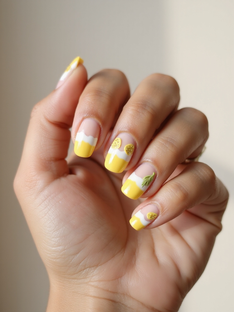 tiny rhinestone lemon seeds