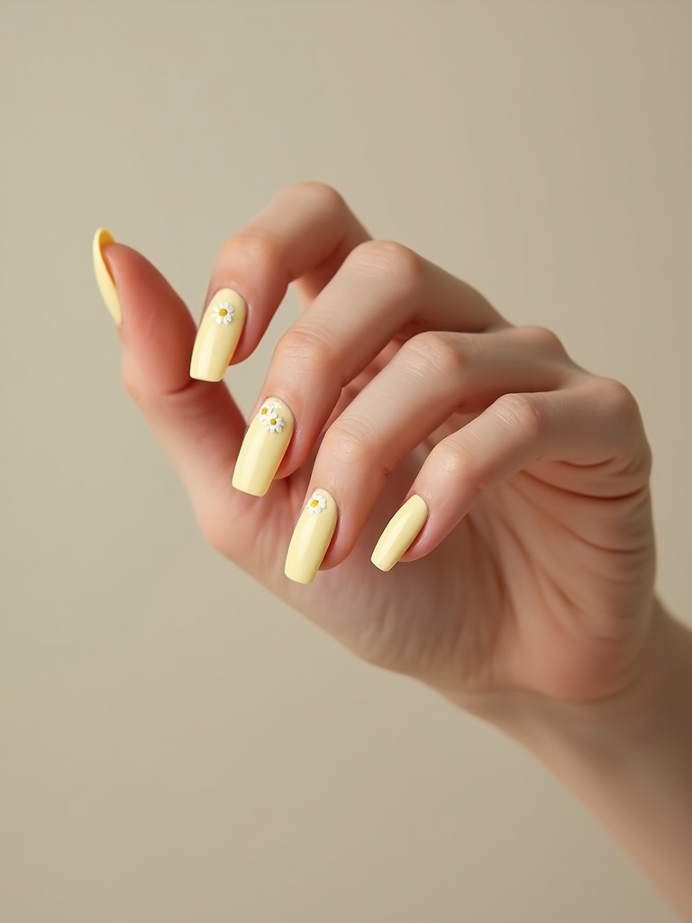 tiny white daisies buttery