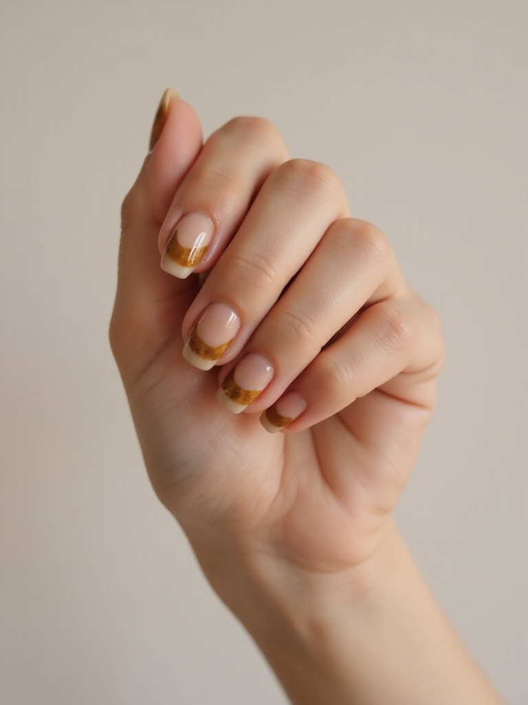 tortoiseshell caramel double tips