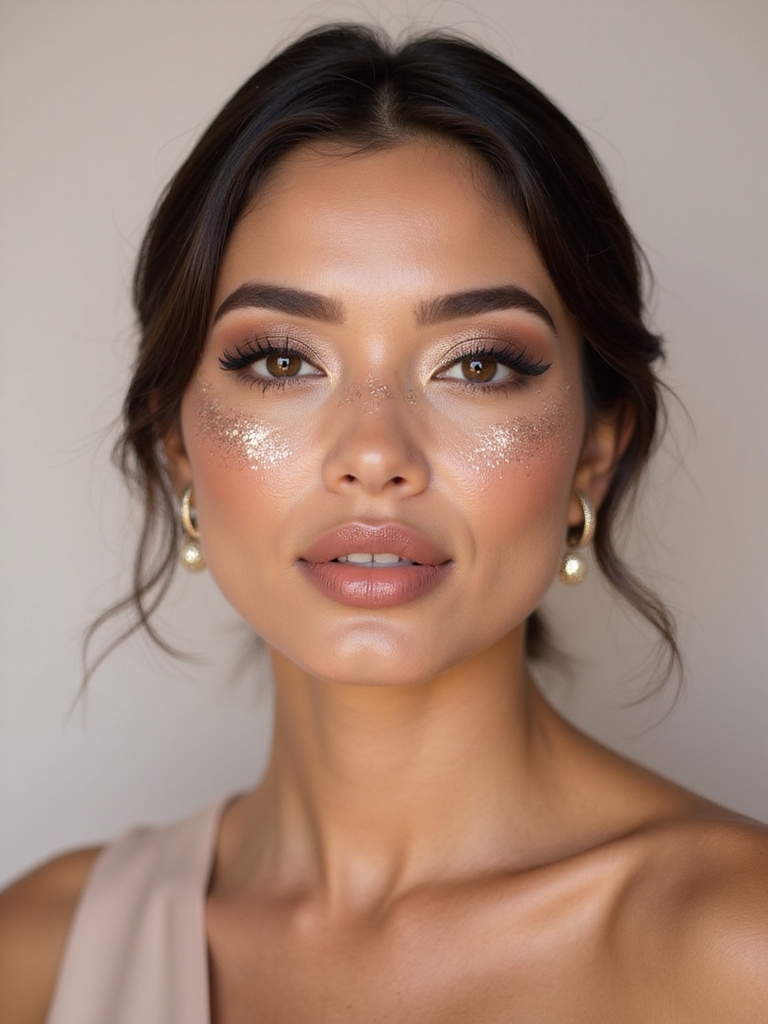 twinkling soft cut crease glamour