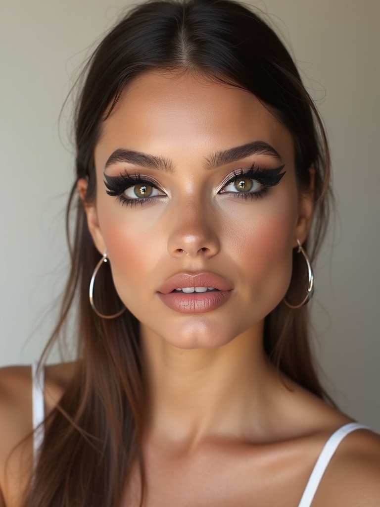 ultra sharp winged smoky undercut