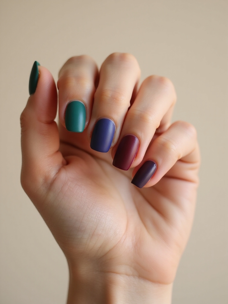 velvet matte jewel tones