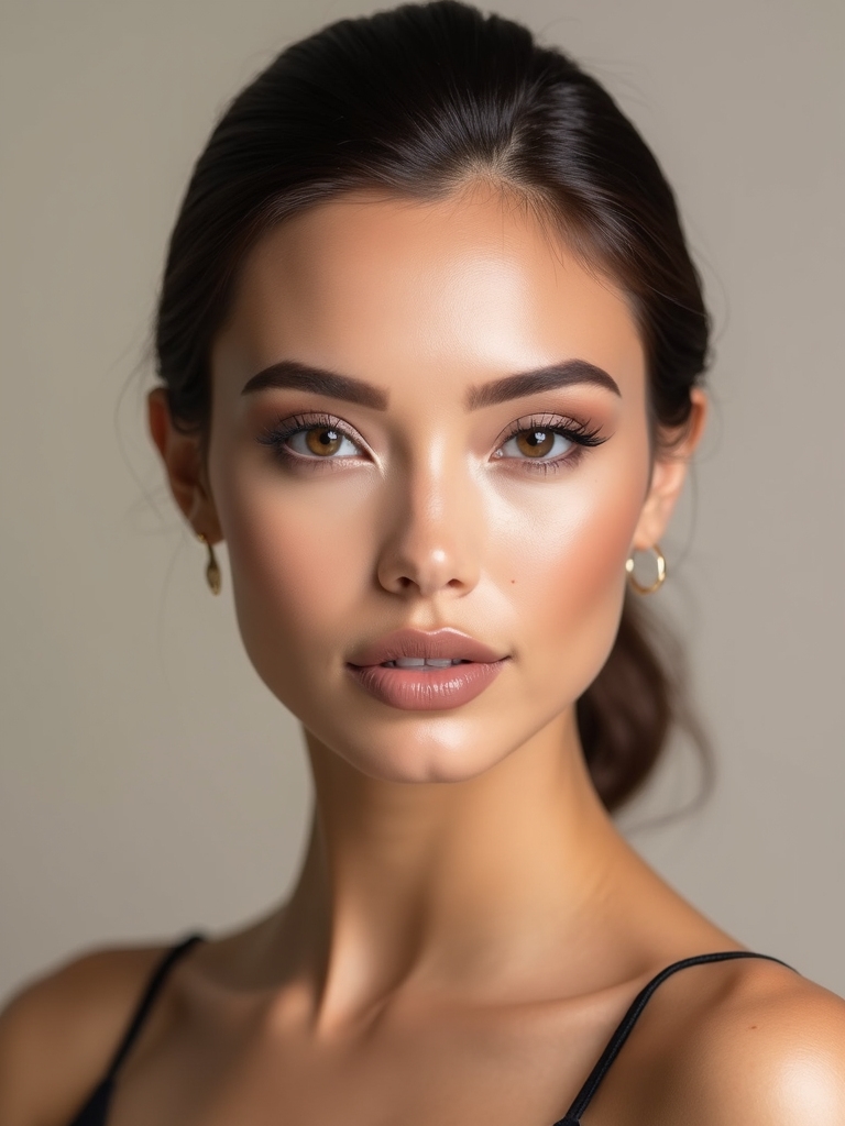 velvet matte skin nude lips