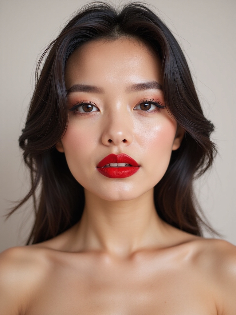 velvet red fluffy brows