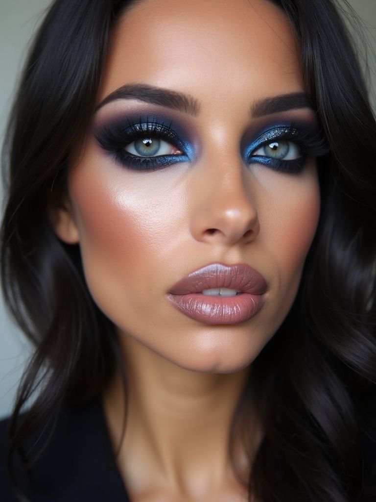 velvet smoke indigo matte sculpt