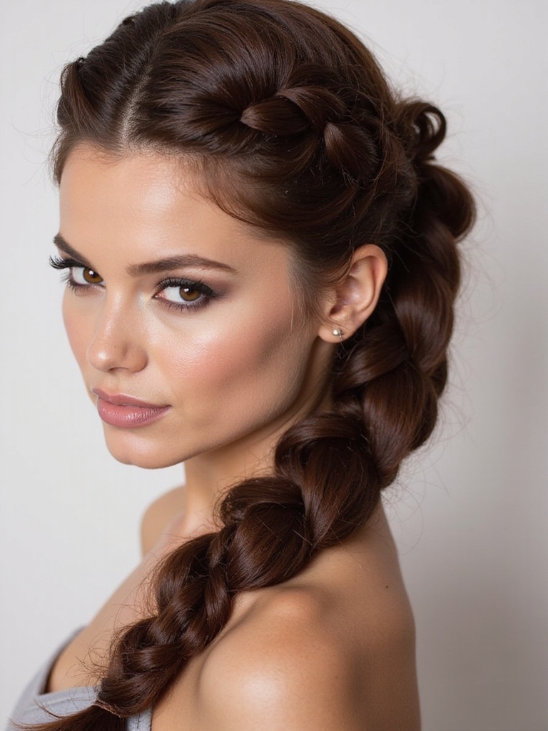 versatile braided ponytail style