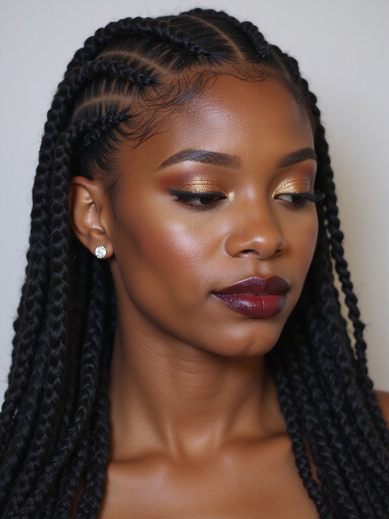 versatile cornrow hairstyle elegance
