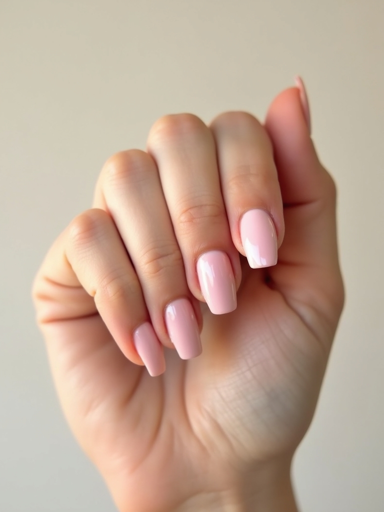 versatile soft pink manicures