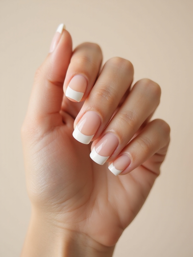 whisper thin chic negative space tips