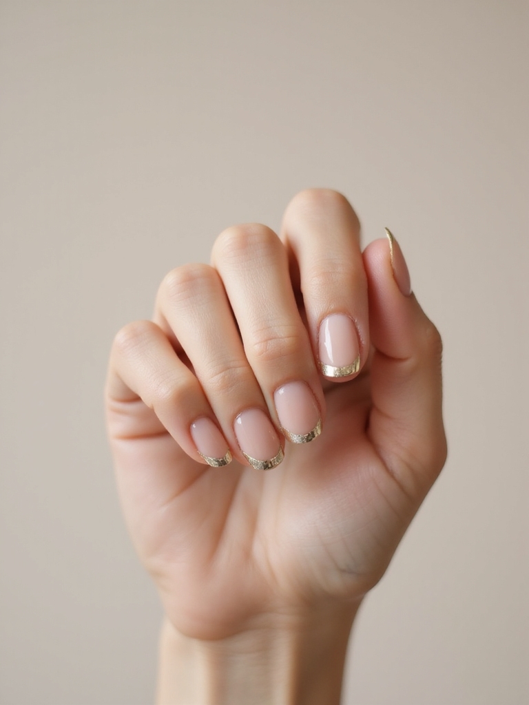 whisper thin metallic nail halo