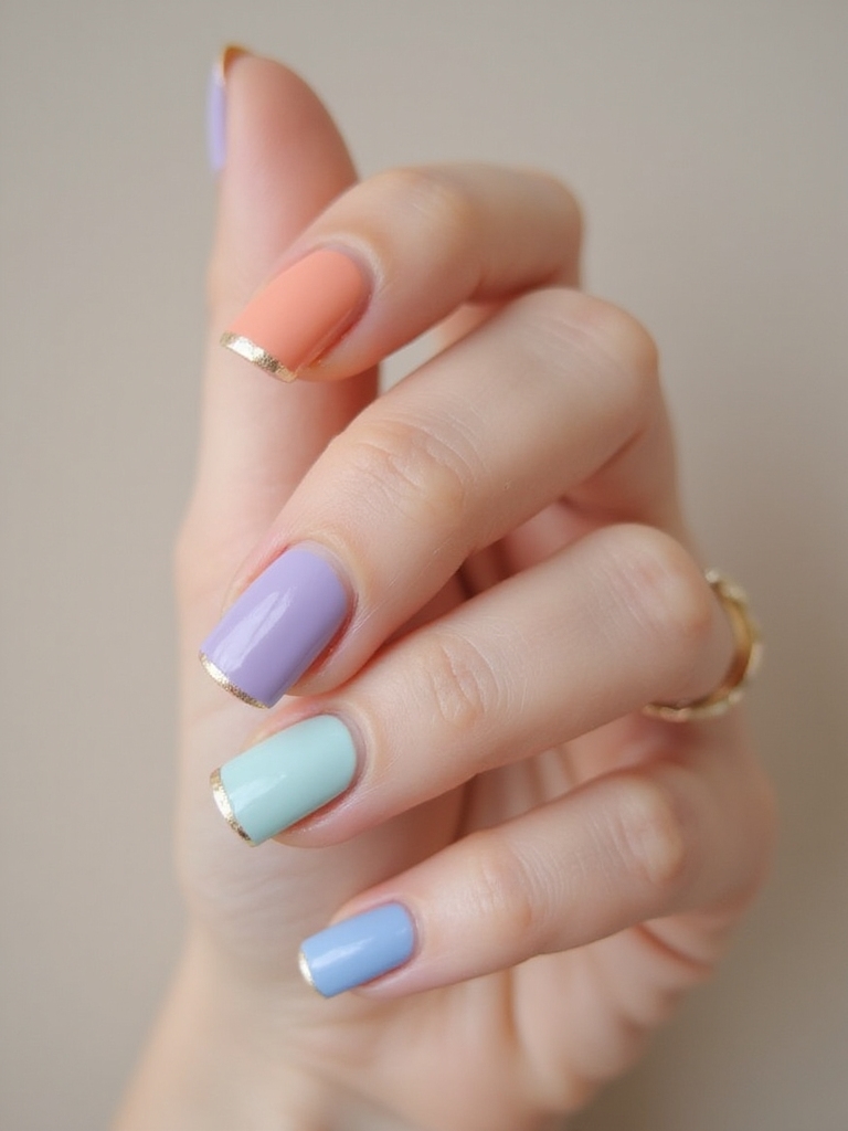 whisper thin metallic nail outlines