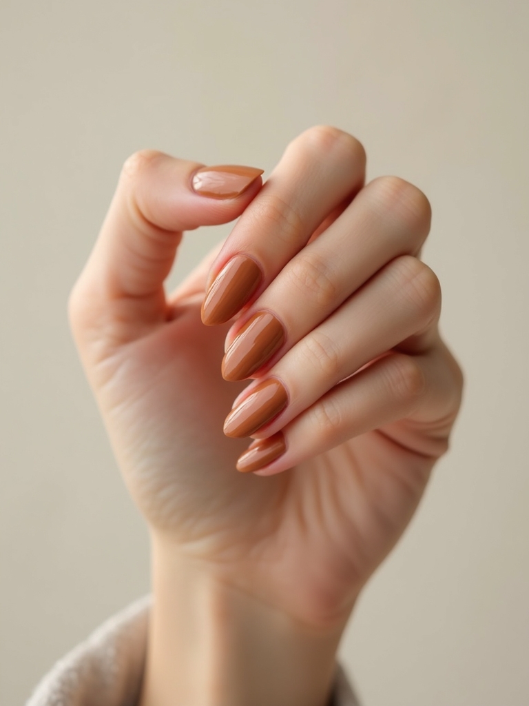 almond satin caramel cappuccino