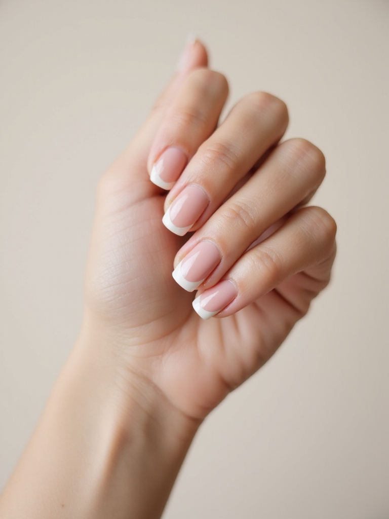 asymmetric pink slanted tips