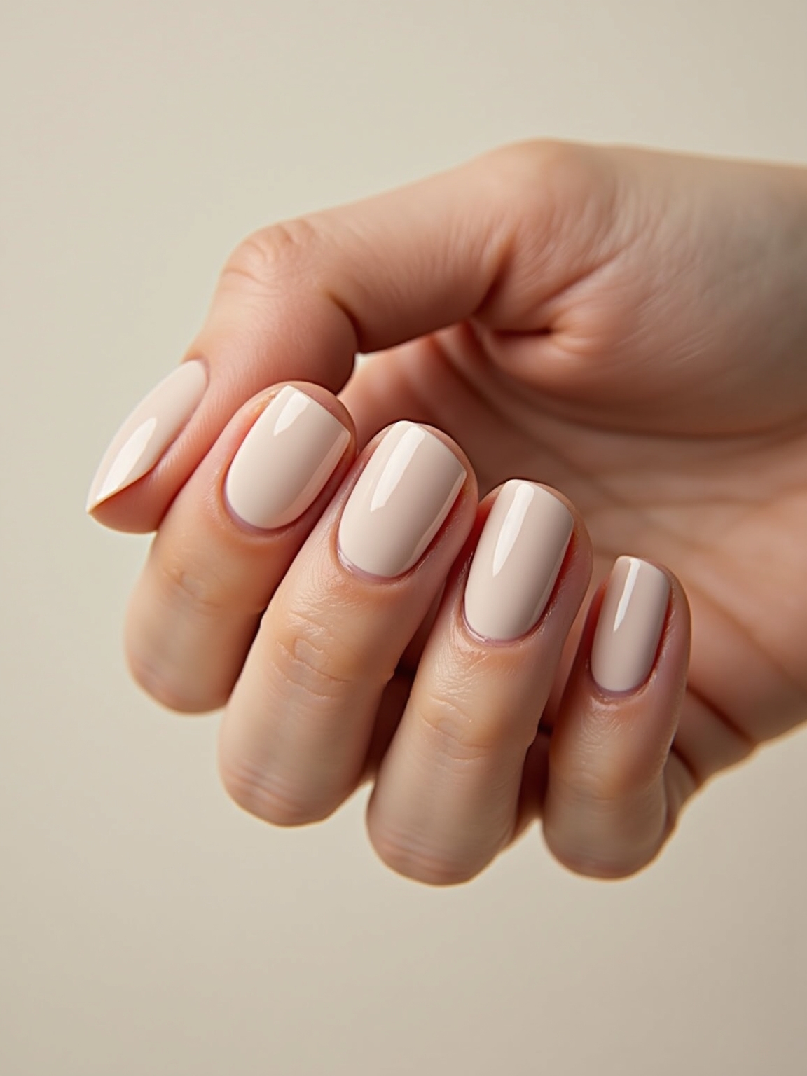 barely there glossy nude