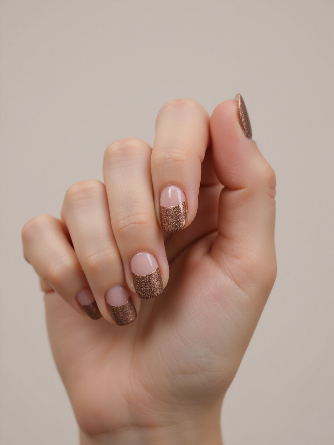 burnished bronze micro french elegance