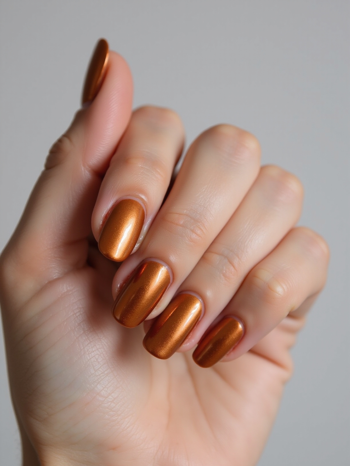 candlelit molten bronze shine