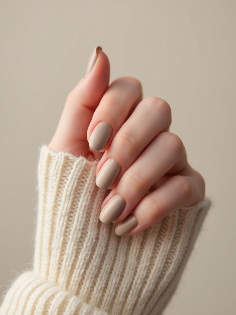 cashmere gradient neutral nails